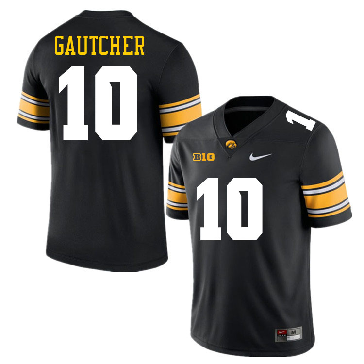 Burke Gautcher Iowa Jersey,University Of Iowa Hawkeyes Fotoball Uniforms,Jersey,Gears-Black